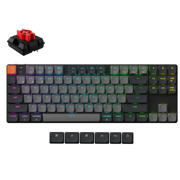 KEYBOARD WRL K1 RGB/BLACK K1X-H1 KEYCHRON