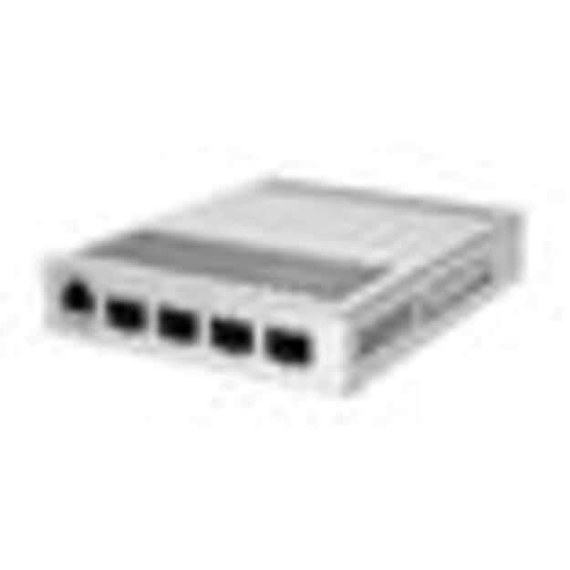 Switch|MIKROTIK|1x10Base-T / 100Base-TX / 1000Base-T|4xSFP+|PoE ports 1|CRS305-1G-4S+IN 1
