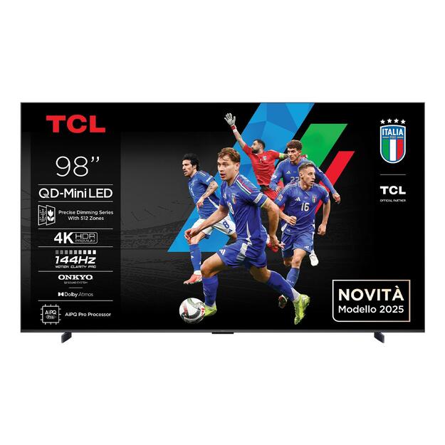 TV Set|TCL|98  |4K Ultra HD|3840 x 2160 pixels|Flat|16:9|QD-Mini LED|98Q6C