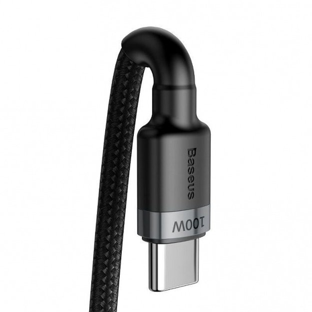 Baseus Cafule PD2.0 100W flash charging USB For Type-C cable (20V 5A)2m Gray+Black 1
