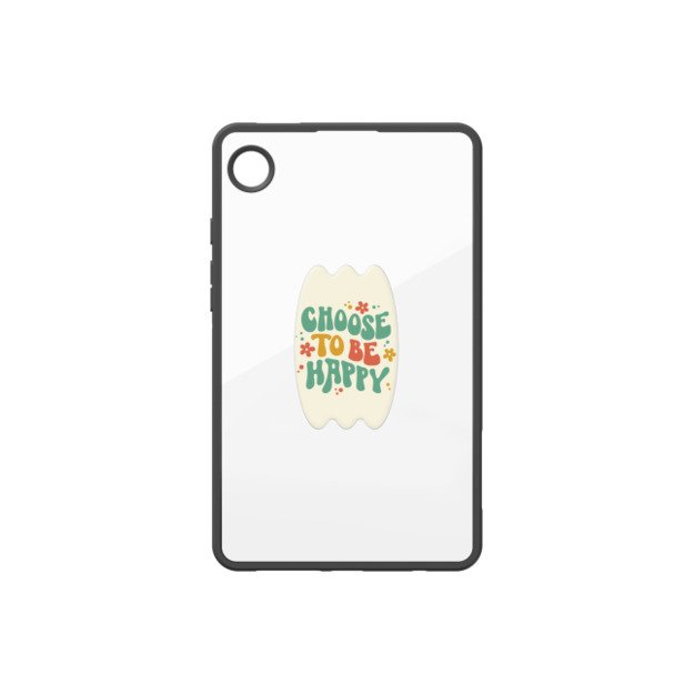 FPX115AMBGW Tab A9 Hybrid Edge Cover with Finger Tok Transparent, Green