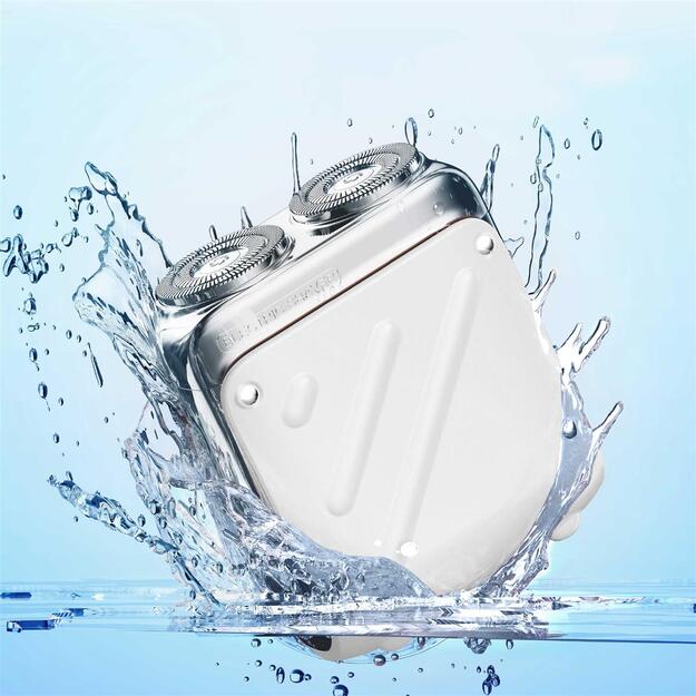 MZXZ021 Metz Traveller Shaver,  White. 3