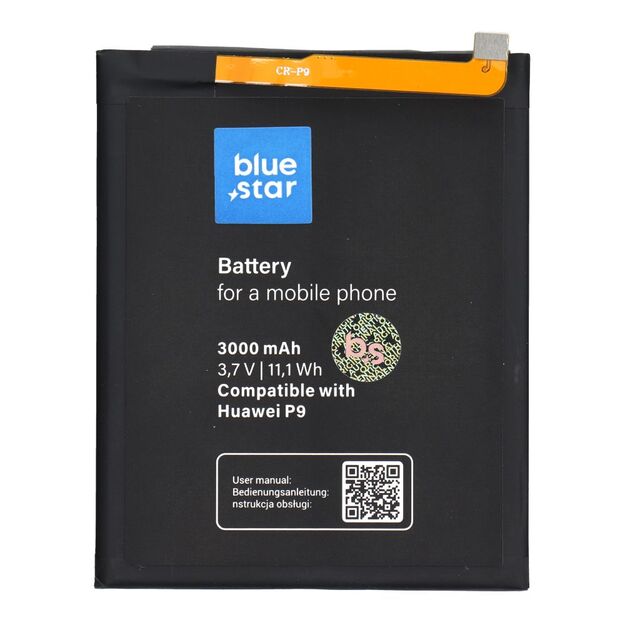 Battery for Huawei P9 / P9 Lite / P8 Lite (2017) / P10 Lite / P20 Lite /Honor 9 Lite 3000 mAh Blue Star Premium