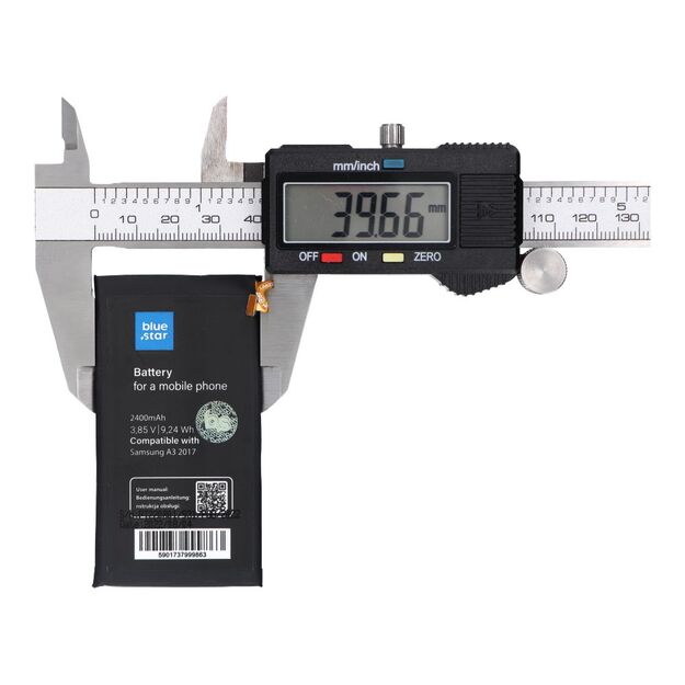 Battery for Samsung A3 2017 2400 mAh Blue Star 2