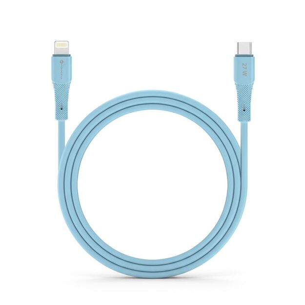 Cable USB C to Lightning Forcell F-Energy PD 3A 27W Silicone 1 m C346 blue 10
