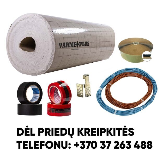 Infraraudonųjų spindulių &scaron;ildymo plėvelė Varme Plus 3