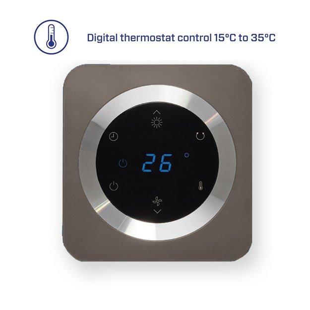 Bok&scaron;tinis ventiliatorius - &scaron;ildytuvas Clean Air CA-904C 2