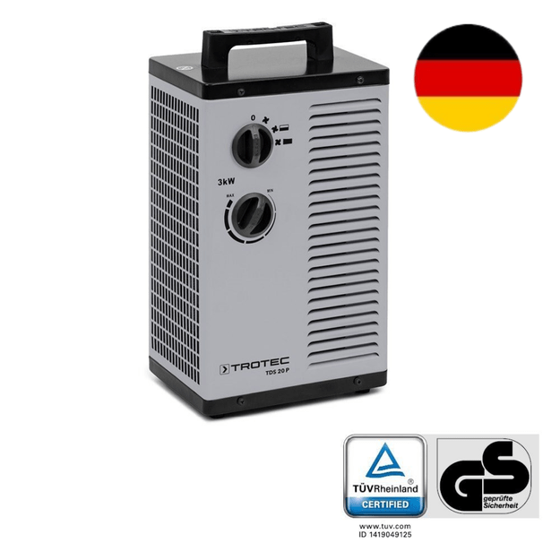 TDS SERIJOS ELEKTRINIS &Scaron;ILDYTUVAS TROTEC TDS 20 P