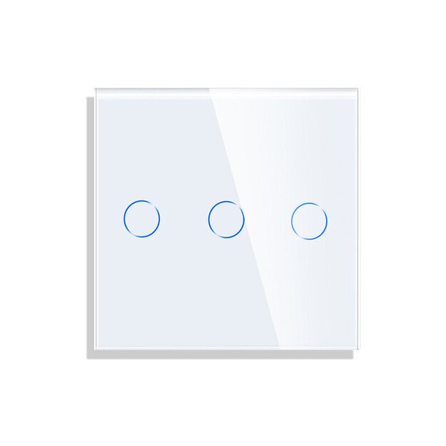 Tripolis sensorinis jungiklio dangtelis Feelspot, baltas,47x47mm