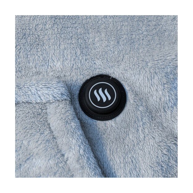 &Scaron;ildantis mink&scaron;tas pončas Glovii GU1G su USB jungtimi, pilkas 3