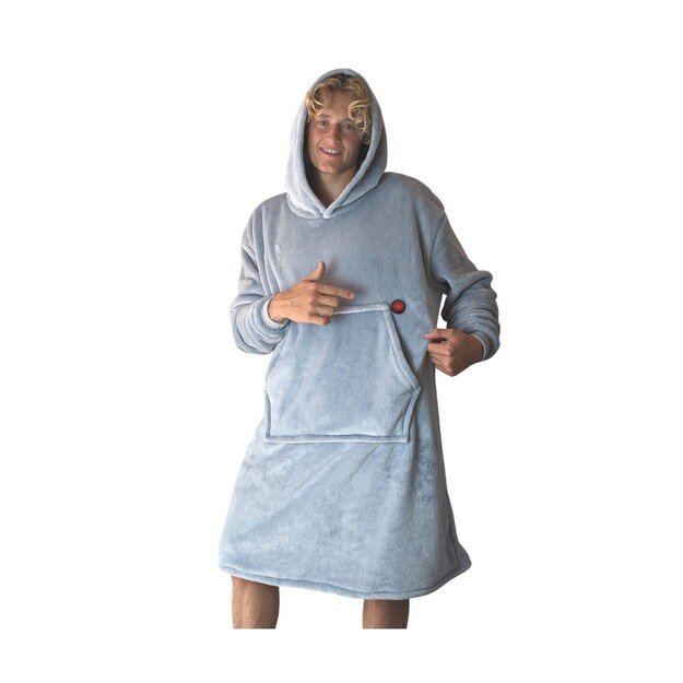 &Scaron;ildantis mink&scaron;tas pončas Glovii GU1G su USB jungtimi, pilkas 1