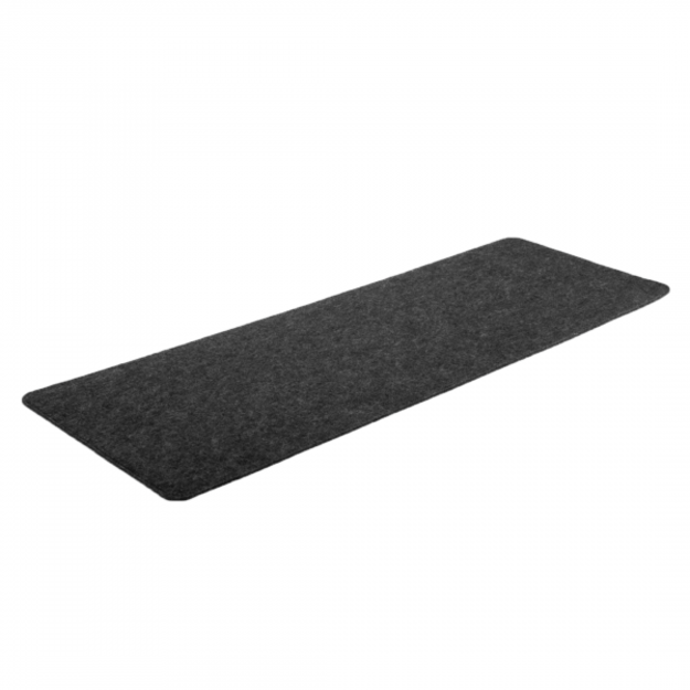 DELTAHUB Minimalistic Desk Mat Medium Dark Grey (900 x 300 x 3.5mm) (Pilkas) Pelės Kilimėlis