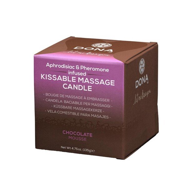 Masažo aliejus - žvakė Dona (šokoladas) (135 g) 1