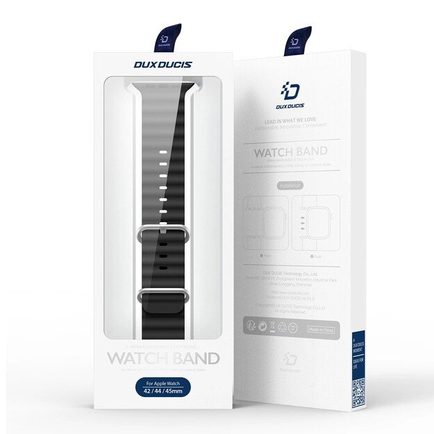 Apyrankė Dux Ducis OceanWave Series Apple Watch 38/40/41mm Black 4