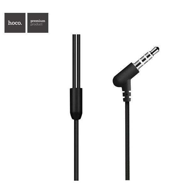 Ausinės Hoco M19 3,5mm juodos 3