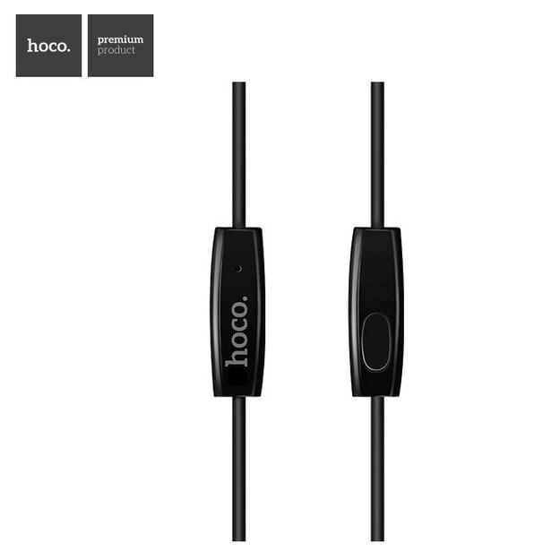 Ausinės Hoco M19 3,5mm juodos 2