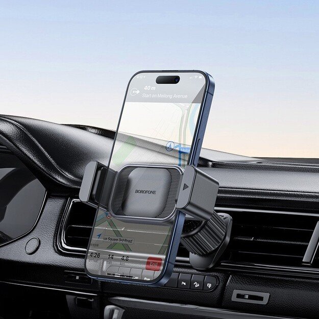 Automobilinis telefono laikiklis Borofone BH106 (air vent) juodas 4