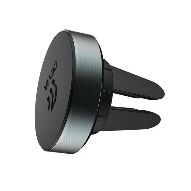 Automobilinis telefono laikiklis Devia Circle tvirtinamas į ventiliacijos groteles, magnetinis, juodas 1