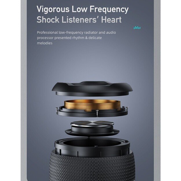 Bluetooth ne&scaron;iojamas garsiakalbis Awei Y669 31W juodas 4