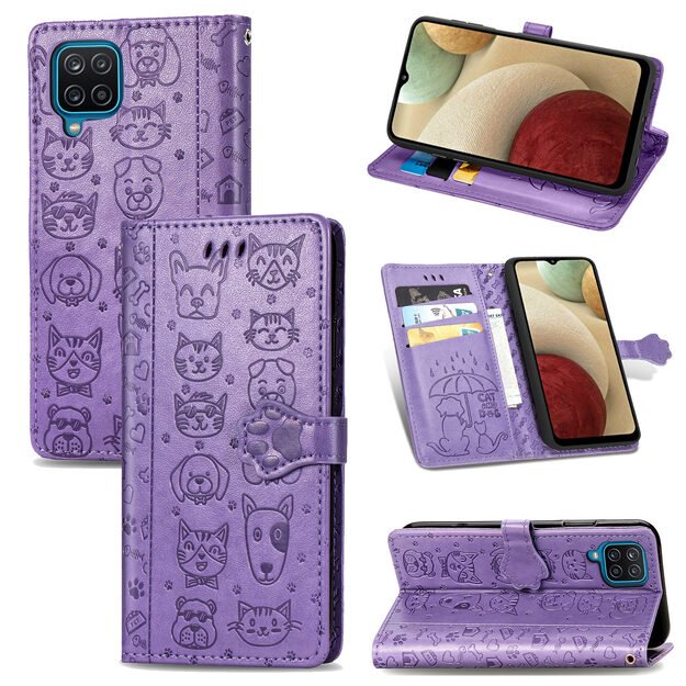 Dėklas Cat-Dog Xiaomi Redmi 9C/9C NFC violetinis 5