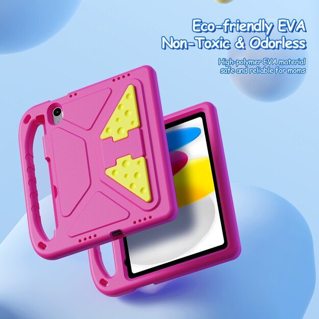 Dėklas Dux Ducis Puff Apple iPad 10.9 2022/iPad 11 2025 rožinis 2