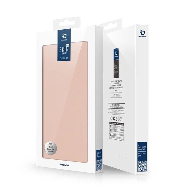 Dėklas Dux Ducis Skin Pro Xiaomi Redmi Note 14 Pro 4G rožinio aukso 5