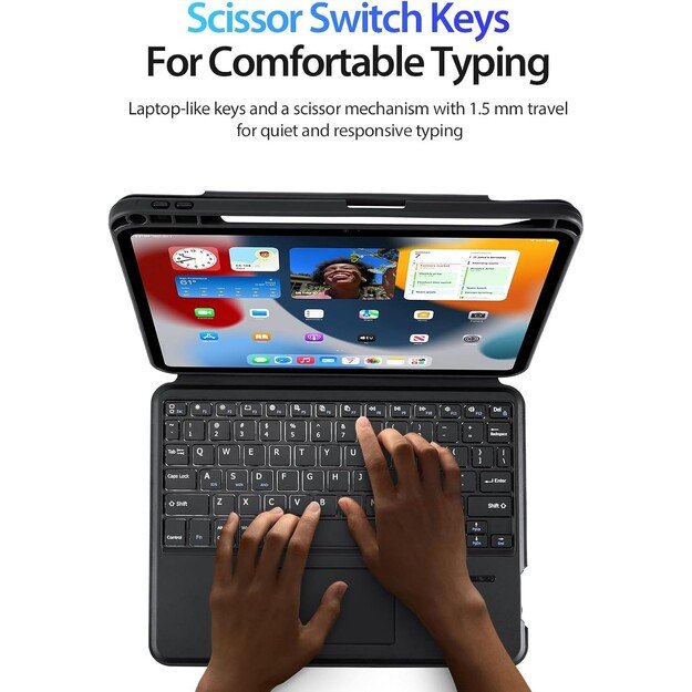 Dėklas su klaviatūra Dux Ducis DK Apple iPad Pro 11 2018/2020/2021/2022 juodas 5