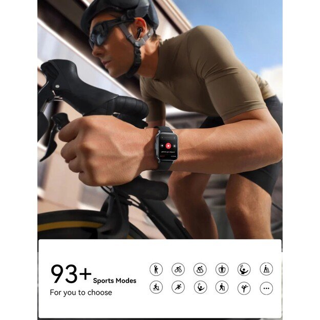 I&scaron;manusis laikrodis Joyroom JR-FT3S Fit-Life Series (Make/Answer Call) Space Grey 4