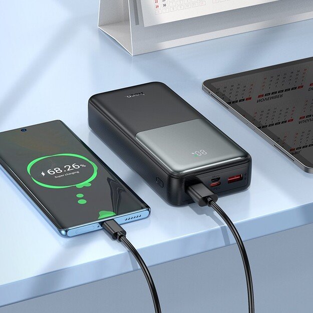 I&scaron;orinė baterija Power Bank Hoco J136A 22.5W+PD20W 20000mAh juoda 3