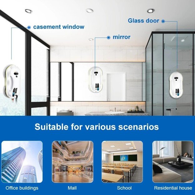 Langų valymo robotas Reach W15S baltas 1