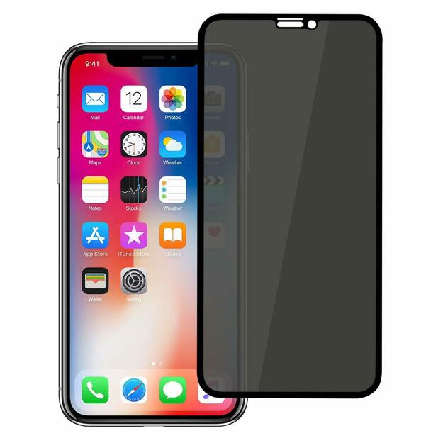 LCD apsauginis stikliukas Full Privacy Apple iPhone XR/11 juodas 1