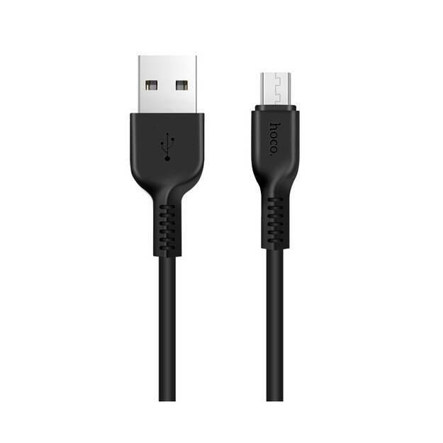 USB kabelis Hoco X20 USB-A to MicroUSB 2.0m juodas