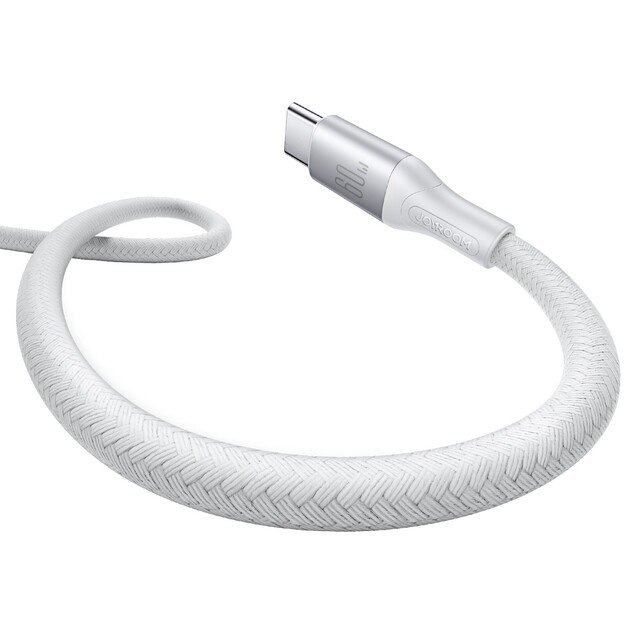 USB kabelis Joyroom S-A28 USB-C to USB-C 60W 2.0m baltas 2