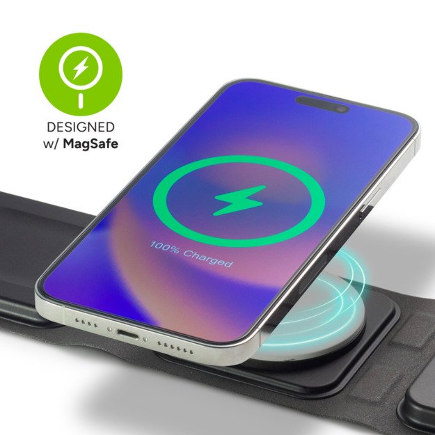 mophie-3in1 travel charger MagSafe with adapter EU Black 5