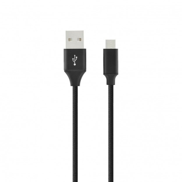 SEEK TOTI USB A to Micro USB, 1m Braided cable 2A, Black 3