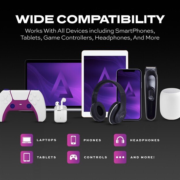 STATIK PowerPivot Pro, Glowing LED Cabel, USB-C to USB-C, 1m, Black 2