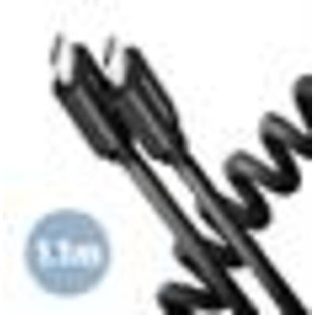 CABLE USB-C TO USB-C 1.1M 60W/TWISTER BLK BUCM-CM20TB AXAGON 1