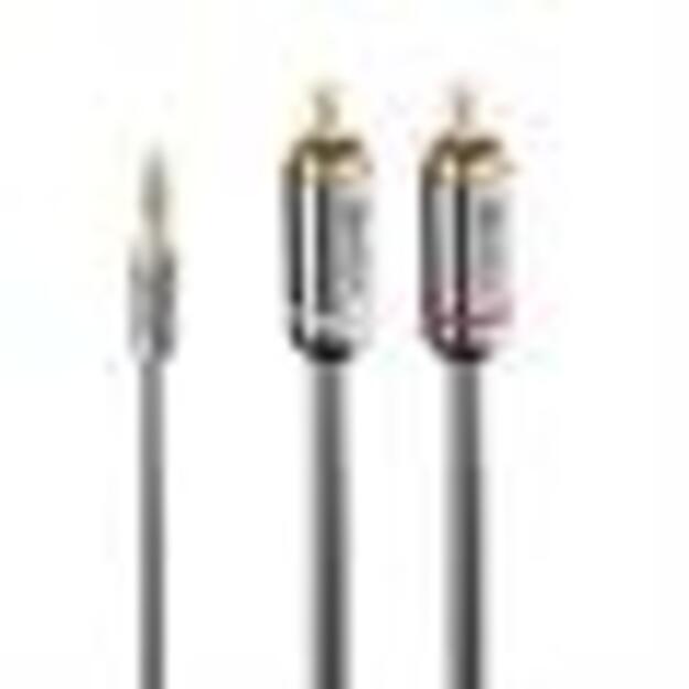 CABLE AUDIO 3.5MM TO PHONO 10M/35337 LINDY 1