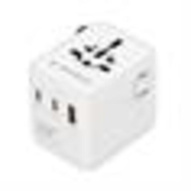 POWER ADAPTER TRAVEL 20W/WHITE TPA-1A2C20-01-W GEMBIRD 1