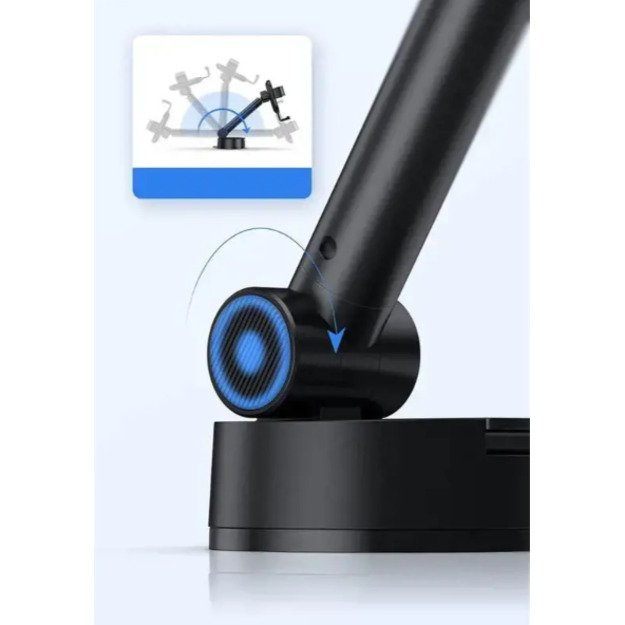 Baseus telescopic gravity car holder for the windshield Black 1