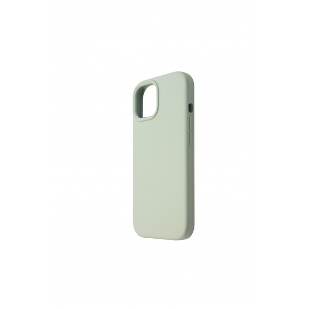 JM MAGSAFE REGULAR DEFENSE SILICONE for iPhone 15 Light Green 2
