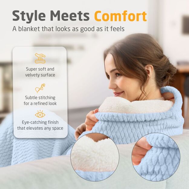 Medisana HB 415 Heated blanket jeans blue 3