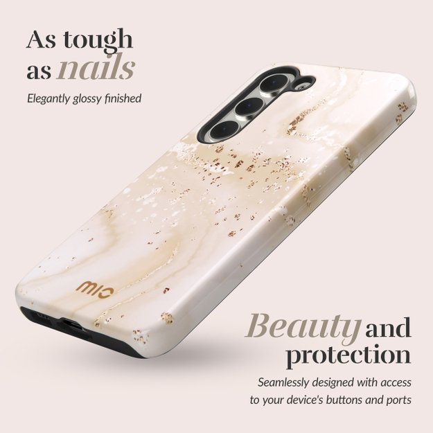 MIO Gold Marble Magsafe Compatible for Samsung S24 FE 5G 6