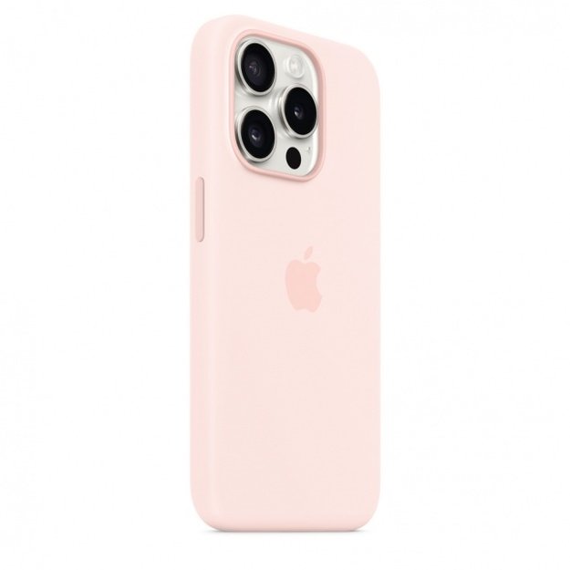MT1F3ZM/A iPhone 15 Pro Silicone Case with MagSafe, Light Pink 1