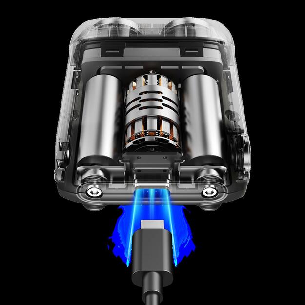 MZXZ021 Metz Traveller Shaver, Black. 4