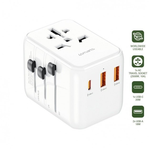 Nomad World Travel Adapter 20W
