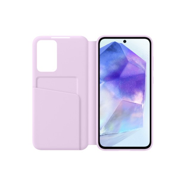 ZA556CVEGWW Smart View Wallet Case for Samsung Galaxy A55 Lavender 2