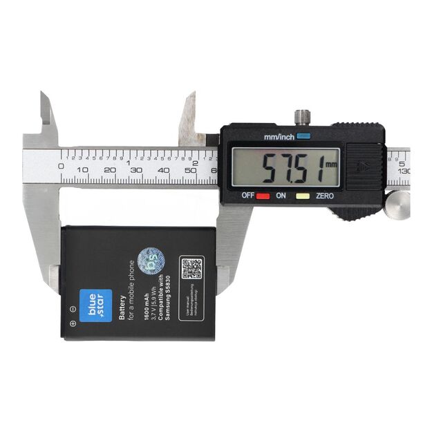 Battery for Samsung S5830 Galaxy Ace / Galaxy Gio S5670 1600 mAh Blue Star Premium 2