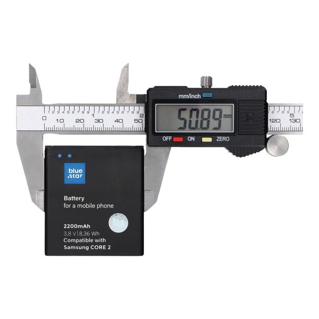Battery for Samsung Core 2 G355 2200 mAh Blue Star Premium 2