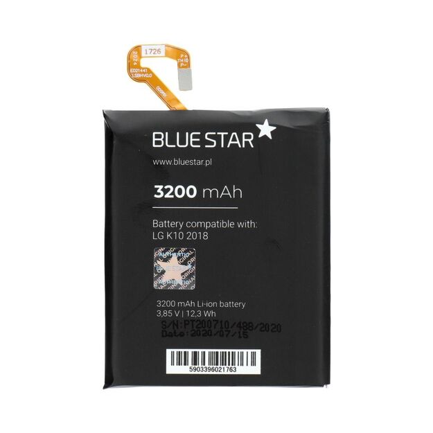 Battery for LG K10 (2018) 3200 mAh Blue Star Premium